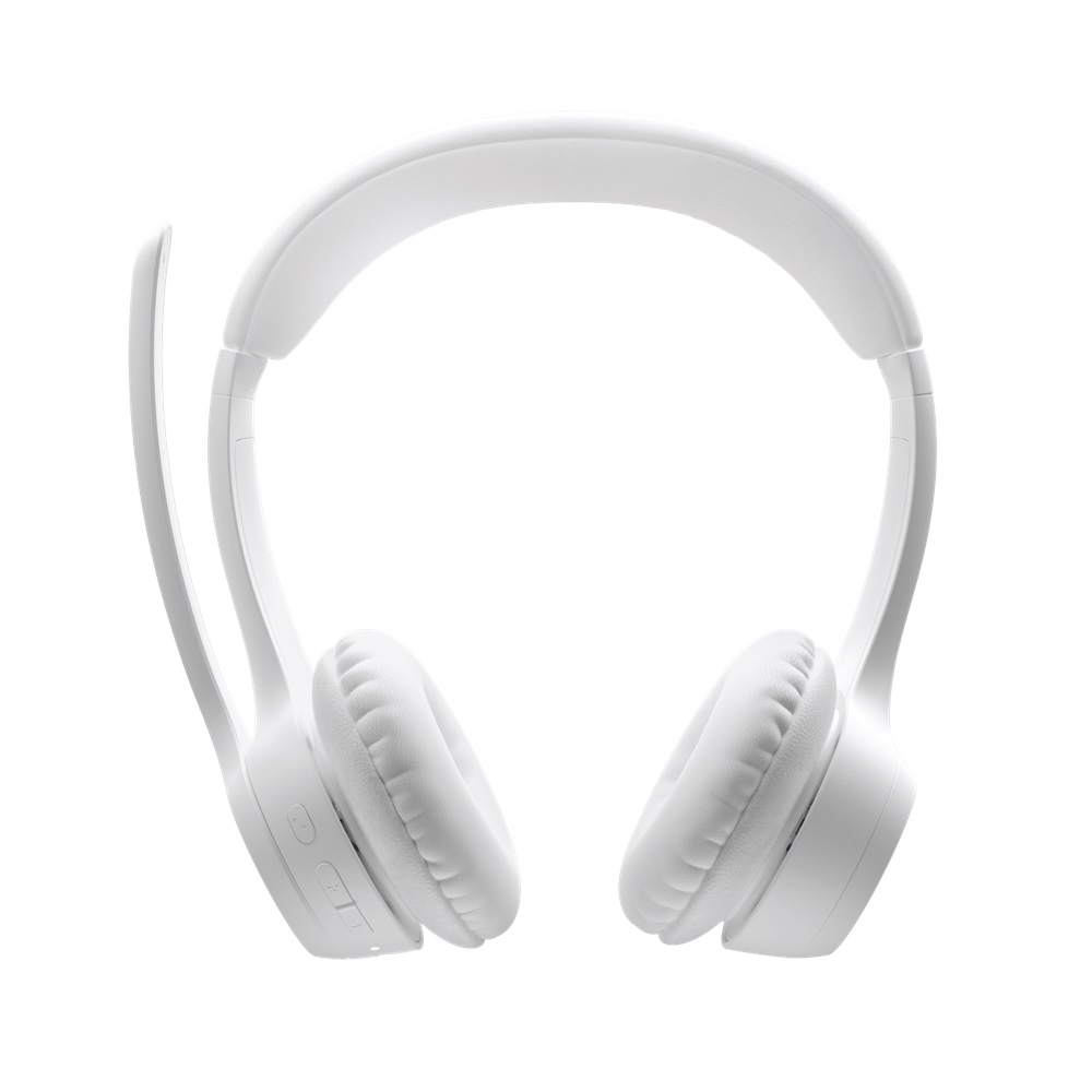 Logitech ZONE 300 Bluetooth Headset - off White, Dual Noise-Canceling Mics - Image 3