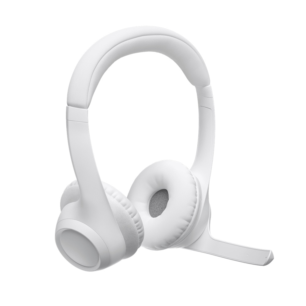 Logitech ZONE 300 Bluetooth Headset - off White, Dual Noise-Canceling Mics - Image 2
