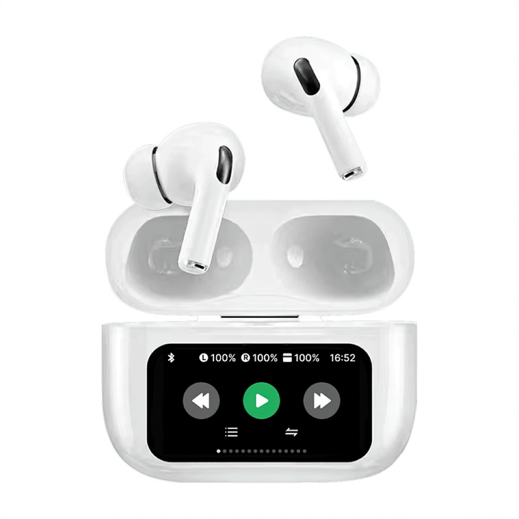 WiWU Wireless Stereo Earbuds with LCD touch screen ANC Noise Cancallation In-Ear Earphone -T22 - Image 2