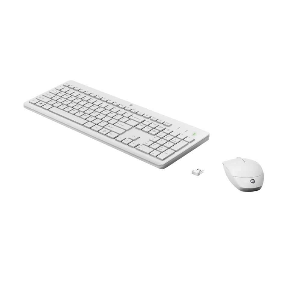HP 230 Wireless Combo Mouse and Keyboard, White - Image 2
