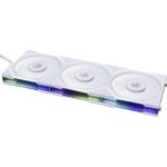 Lian Li UNI FAN TL 120mm Fan (3-Pack with Controller, White)
