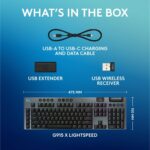 Logitech G915 X - Tactile - LIGHTSPEED Wireless RGB Mechanical Gaming Keyboard. Black - Image 6