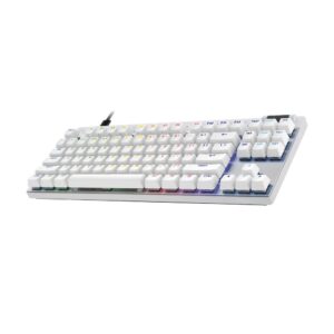 Logitech PRO X TKL RAPID Tenkeyless Wired Gaming Keyboard, Magnetic Analog Switches, White - Image 3