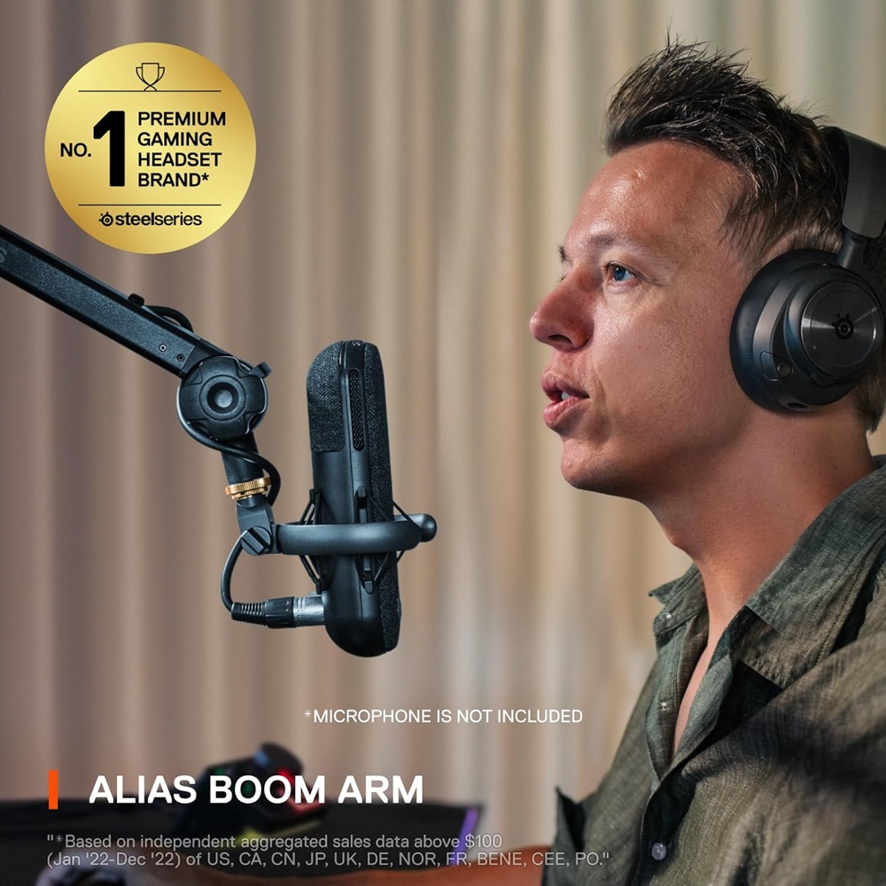 SteelSeries Alias Boom Arm Mic Stand - Image 6