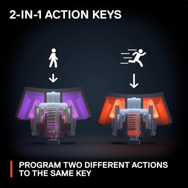 SteelSeries Apex Pro Gaming Keyboard OLED Screen - Image 4