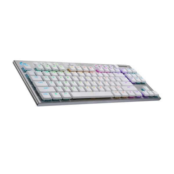 Logitech G915 X LIGHTSPEED TKL - Tactile - Wireless RGB Mechanical Gaming Keyboard. White - Image 3