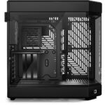 HYTE Y60 Modern Panoramic Dual Chamber ATX Mid Tower PC Case, Black (3-Fans) - Image 8
