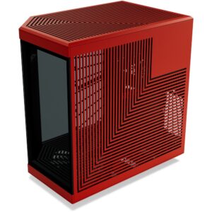 HYTE Y70 Touch Infinite ATX Mid Tower Dual Chamber PC Case, Black Cherry - Image 5