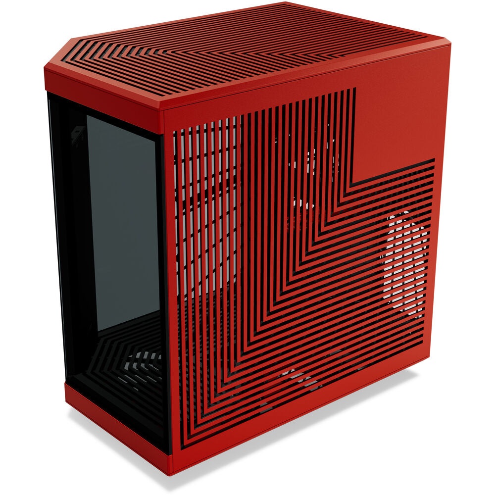 HYTE Y70 Touch Infinite ATX Mid Tower Dual Chamber PC Case, Black Cherry - Image 5