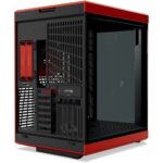 HYTE Y70 Touch Infinite ATX Mid Tower Dual Chamber PC Case, Black Cherry - Image 4
