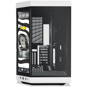 HYTE Y70 Touch Infinite ATX Mid Tower Dual Chamber PC Case, Panda - Image 2