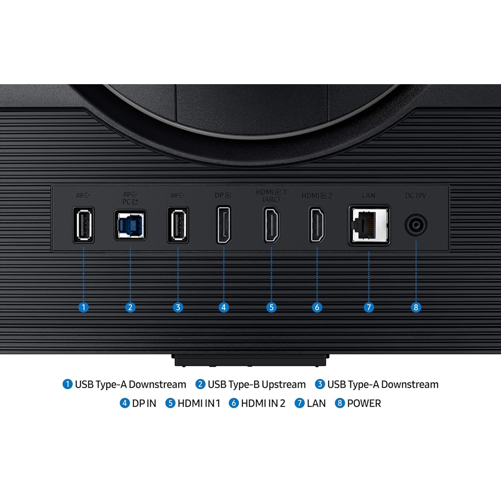 SAMSUNG 32" Odyssey G7 DG702 4K IPS 144Hz 1ms HDMI 2.1 Speaker HDR Rotatable Smart Gaming Monitor - 32G7 - Image 6