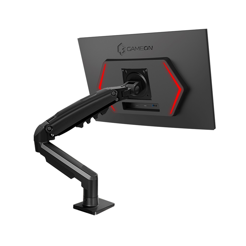 GameOn 24" GOM24FHD190 Midnight Pro X Series FHD, 190Hz, 0.5ms, Fast IPS, Speaker Gaming Monitor (Support PS5) with Table Mount Stand - Black - Image 4