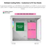 Montech King 65 Pro - White, ATX Mid Tower Case, 3 Fans - Image 4