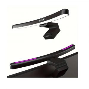 Touch Controlled Curved Monitor LED Light Bar, USB-C