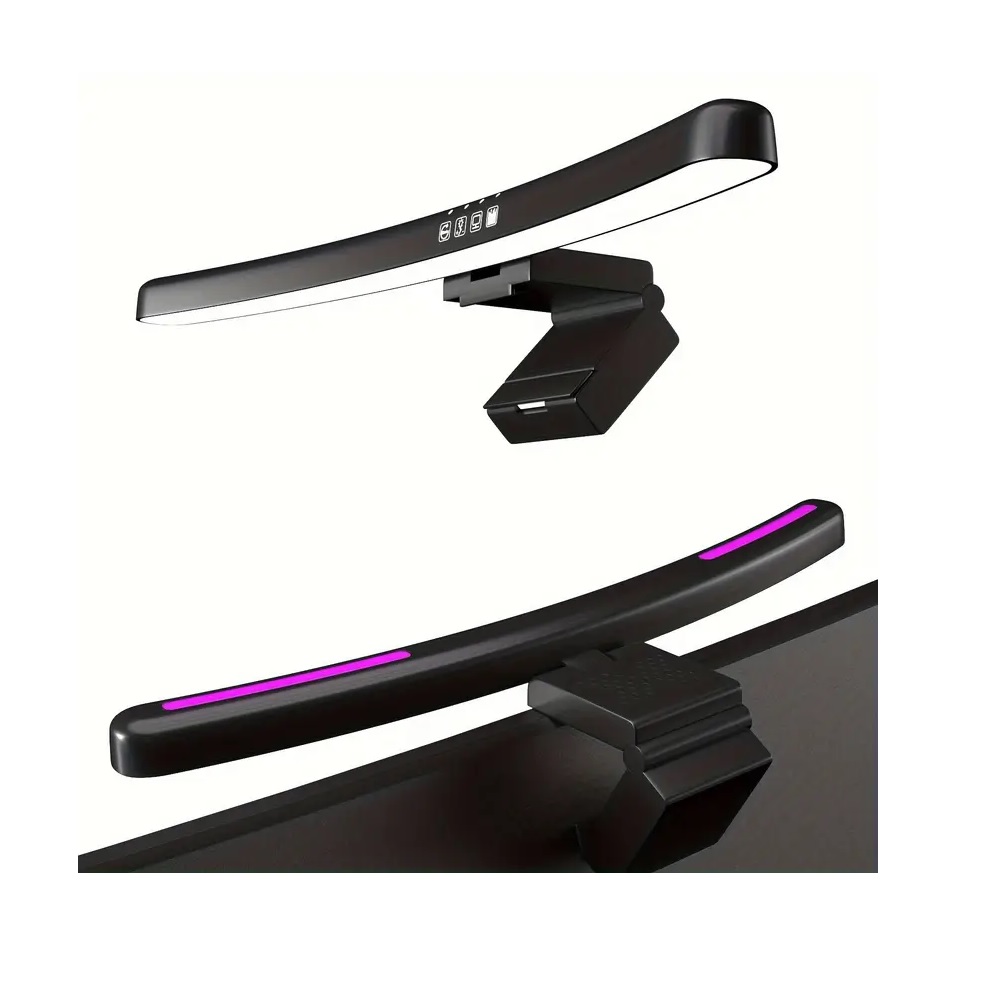 Touch Controlled Curved Monitor LED Light Bar, USB-C