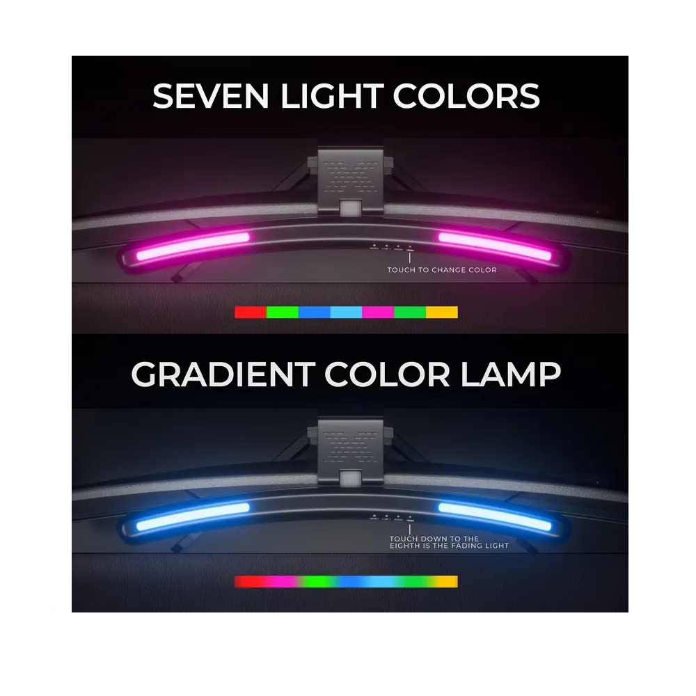 Touch Controlled Curved Monitor LED Light Bar, USB-C - Image 3
