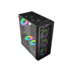 Twisted Minds 03 Spider Mid Tower Gaming Case - Black, 3-Fans - Image 4