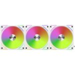 Lian Li UNI FAN AL120 V2 RGB 120mm Fan - White (3-Pack) - Image 2