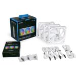 Lian Li UNI FAN AL120 V2 RGB 120mm Fan - White (3-Pack) - Image 4
