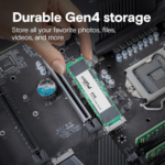 Crucial E100 2TB M.2 NVMe SSD PCIe 4.0 Gen4, 5000MB/s - Image 3