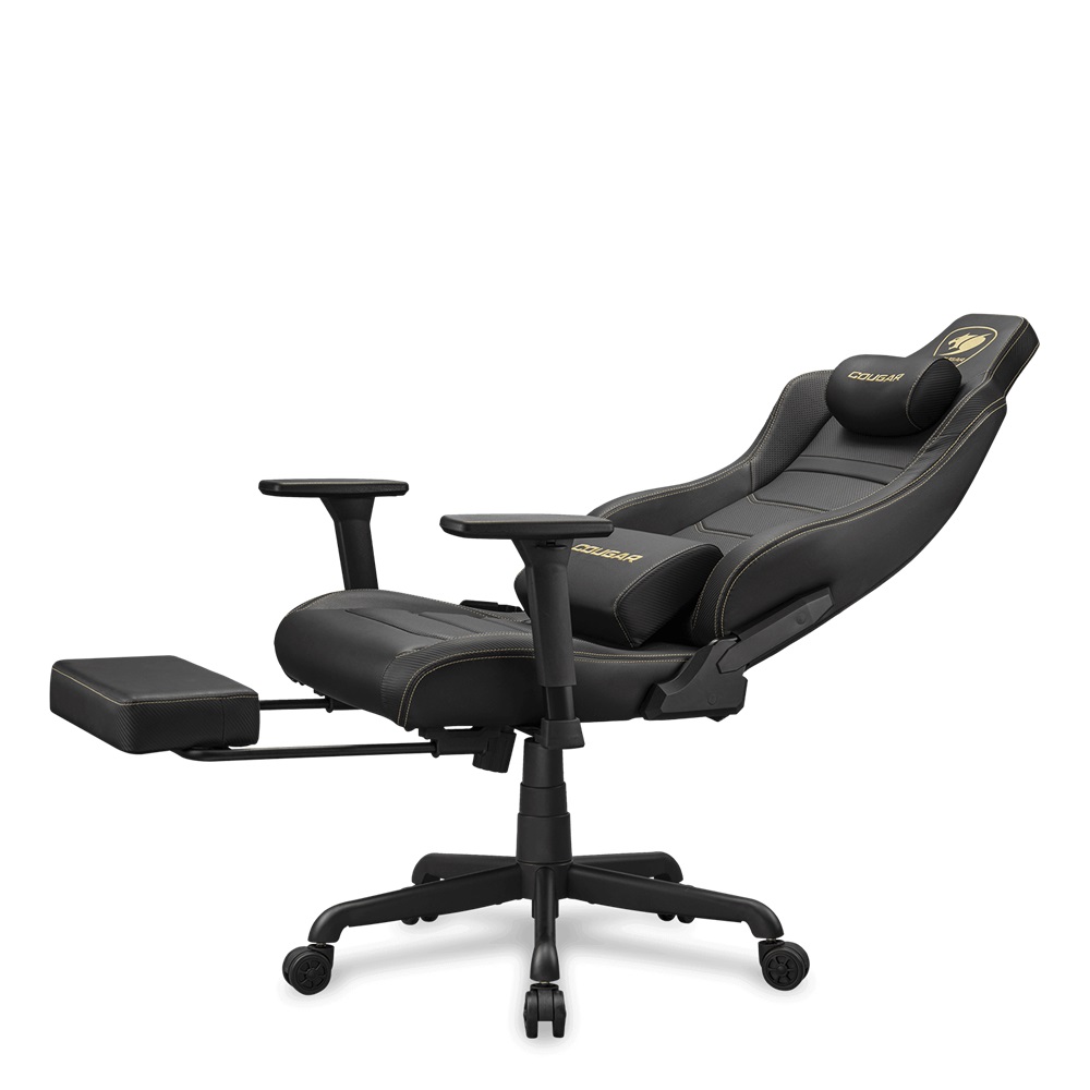 COUGAR Armor EVO S Gaming Chair Retractable Footrest - Gold, 120kg - Image 3