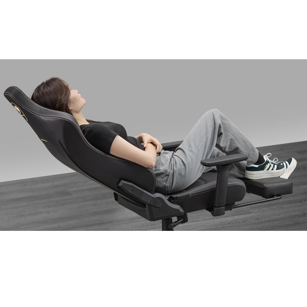 COUGAR Armor EVO S Gaming Chair Retractable Footrest - Gold, 120kg - Image 7