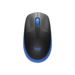 Logitech M190 Wireless Mouse Full Size, Black/Blue - Image 2