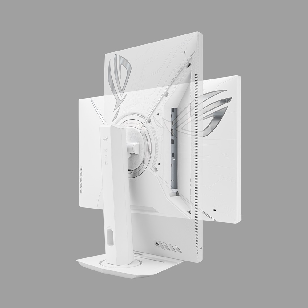 ASUS 27" ROG Strix XG27UCG-W Dual mode 4K 160Hz, FHD 320Hz, 1ms Fast IPS HDR400 USB-C HDMI 2.1 Gaming Monitor, White - Image 3