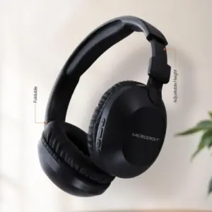 MicroDigit MS650WH Wireless BT 5.4 Headphone - Purple - Image 2