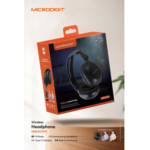 MicroDigit MS650WH Wireless BT 5.4 Headphone - Purple - Image 3