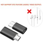 Micro USB Male to USB-C Female Adapter, Only for Charging - Image 2