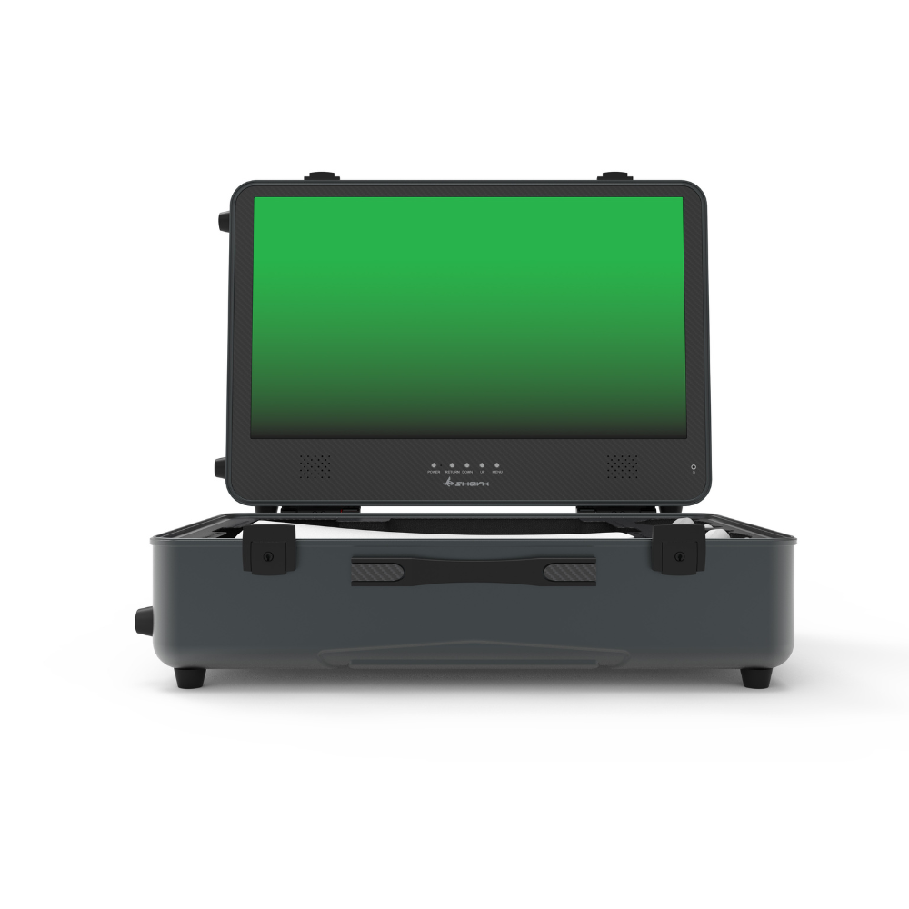 Sharx Quest 24Q165I Portable Console Travel Case Suitcase Trolley with 24” 2K IPS 165Hz 1ms HDMI 2.1 Speaker Gaming Monitor - Image 3