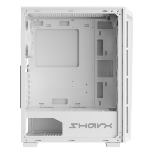 Sharx R200W Mid Tower Gaming PC Case - White (4-Fans) - Image 7