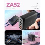 GaN 160W 6in1 Fast Power Charging Adapter