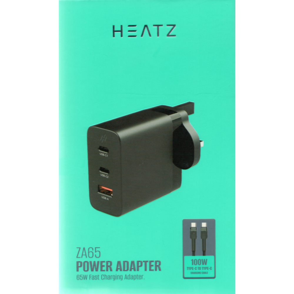 Heatz ZA65 65W Fast Charging Power Adapter