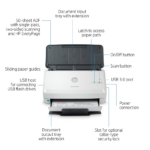 HP ScanJet Pro 3000 s4 Sheet-feed Scanner, 40ppm, Duplex Two Sided, ADF Auto Document Feeder - Image 3
