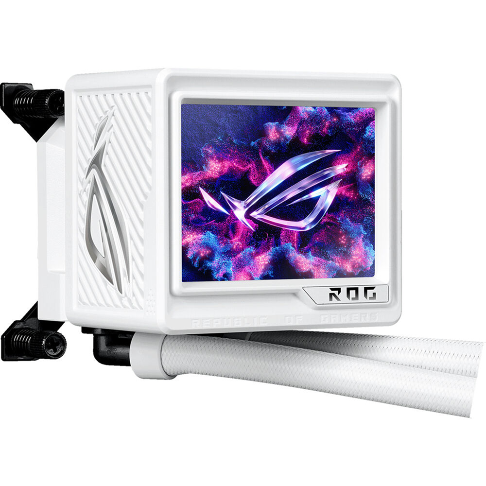 ASUS ROG Ryujin III 360 ARGB Extreme White Edition All-in-One liquid CPU Cooler - 3.5" Display - Image 3
