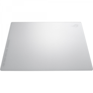 ASUS NH04 ROG Moonstone Ace L, White, Gaming Mouse Pad, Tempered Glass, Finest Quality, 50x40cm