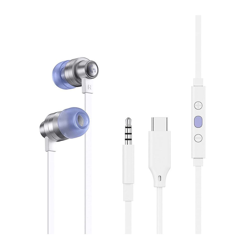 Logitech G333 Gaming Earphones - White - 3.5mm, USB-C