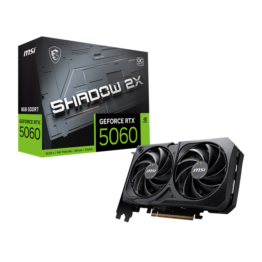 4711377344234 GeForce RTXâ„¢ 5060 8G SHADOW 2X OC