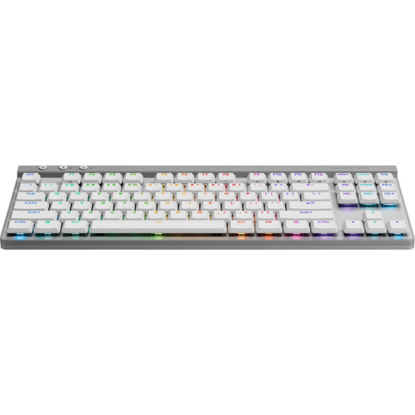 Logitech G515 TKL LIGHTSPEED Wireless Low Profile Gaming Keyboard, Tactile - White - Image 2