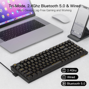 Redragon K658CTB IRELIA PRO 94 Keys Wireless RGB Mechanical Gaming Keyboard 3-Mode, Translucent Custom Switch - Image 3