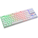 Redragon KUMARA K552W RGB TKL Mechanical Gaming Keyboard. Blue Switch, - White