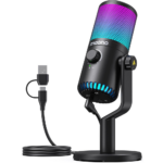 Maono DM30RGB Programmable USB Condenser Gaming Microphone - Black - Image 2