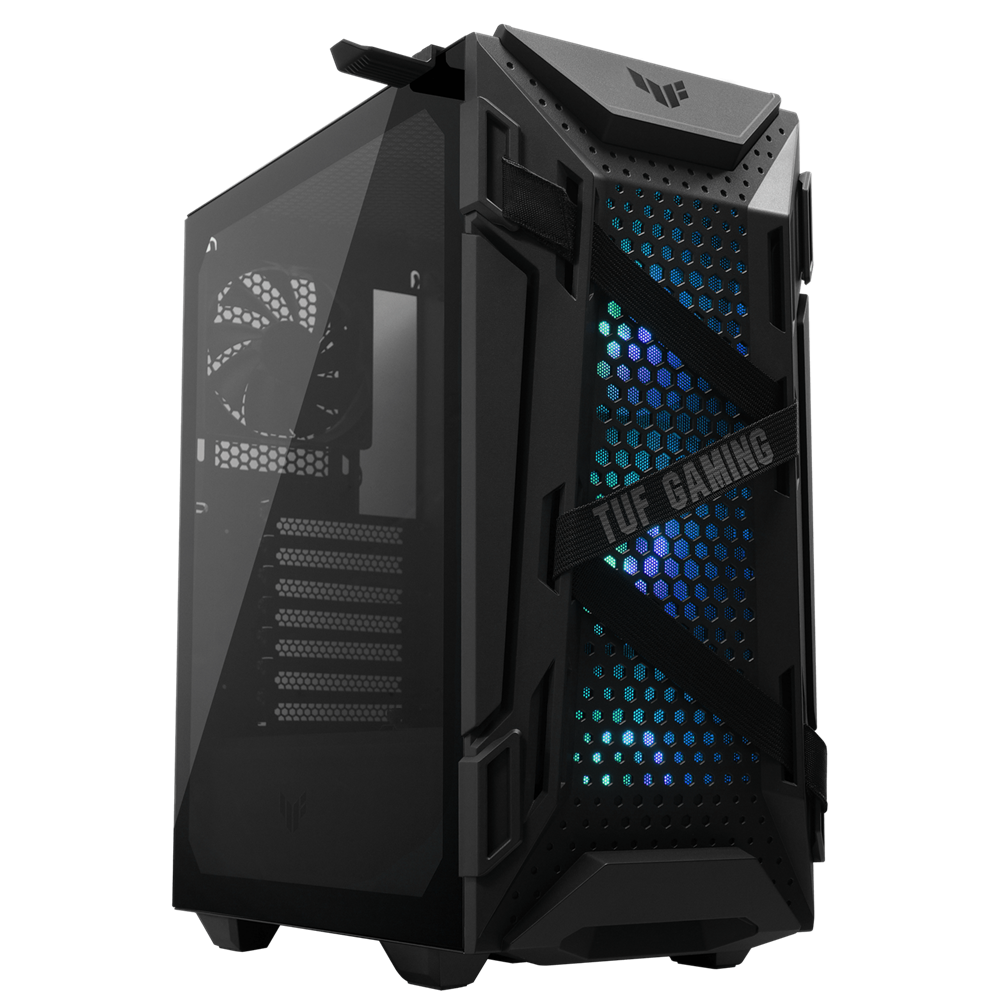 ASUS TUF Gaming GT301 Mid Tower Computer PC Case, 4-Fans - Image 3