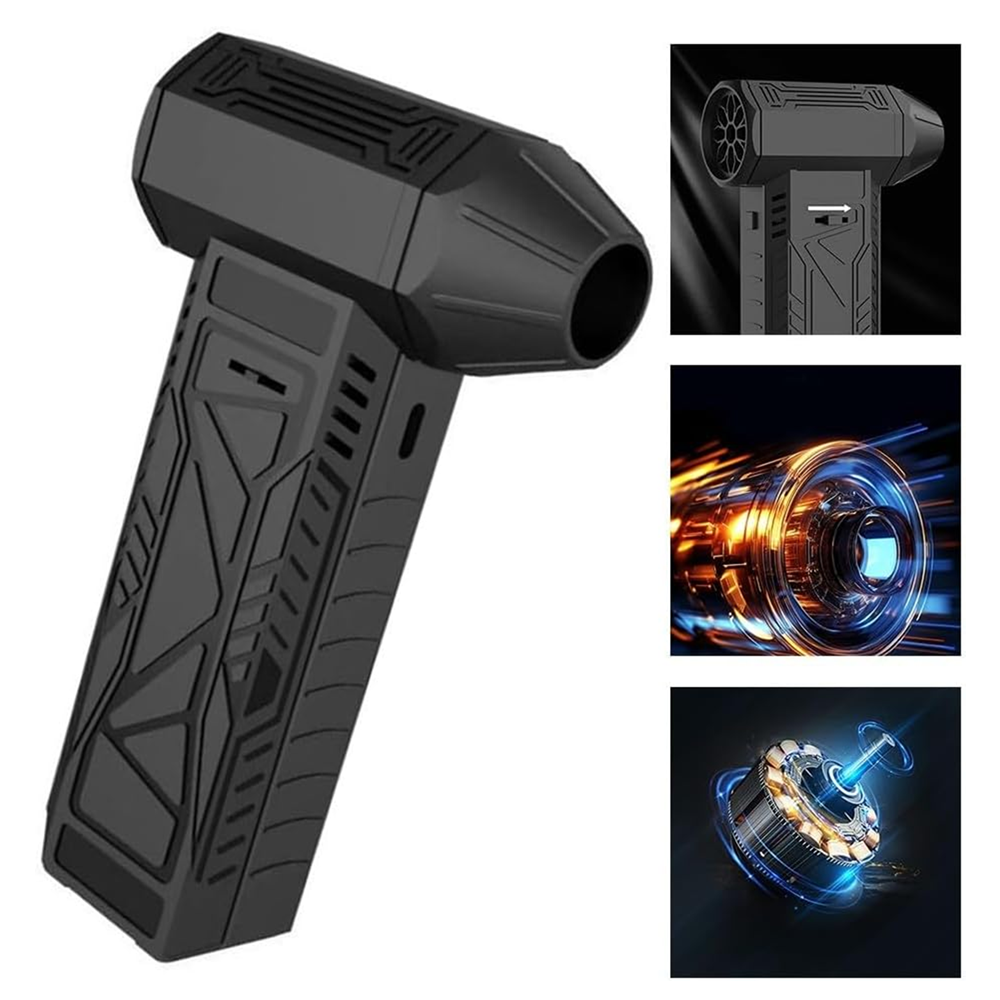Portable Air Duster Cordless High Speed Turbo Fan with Digital Display 130,000 RPM
