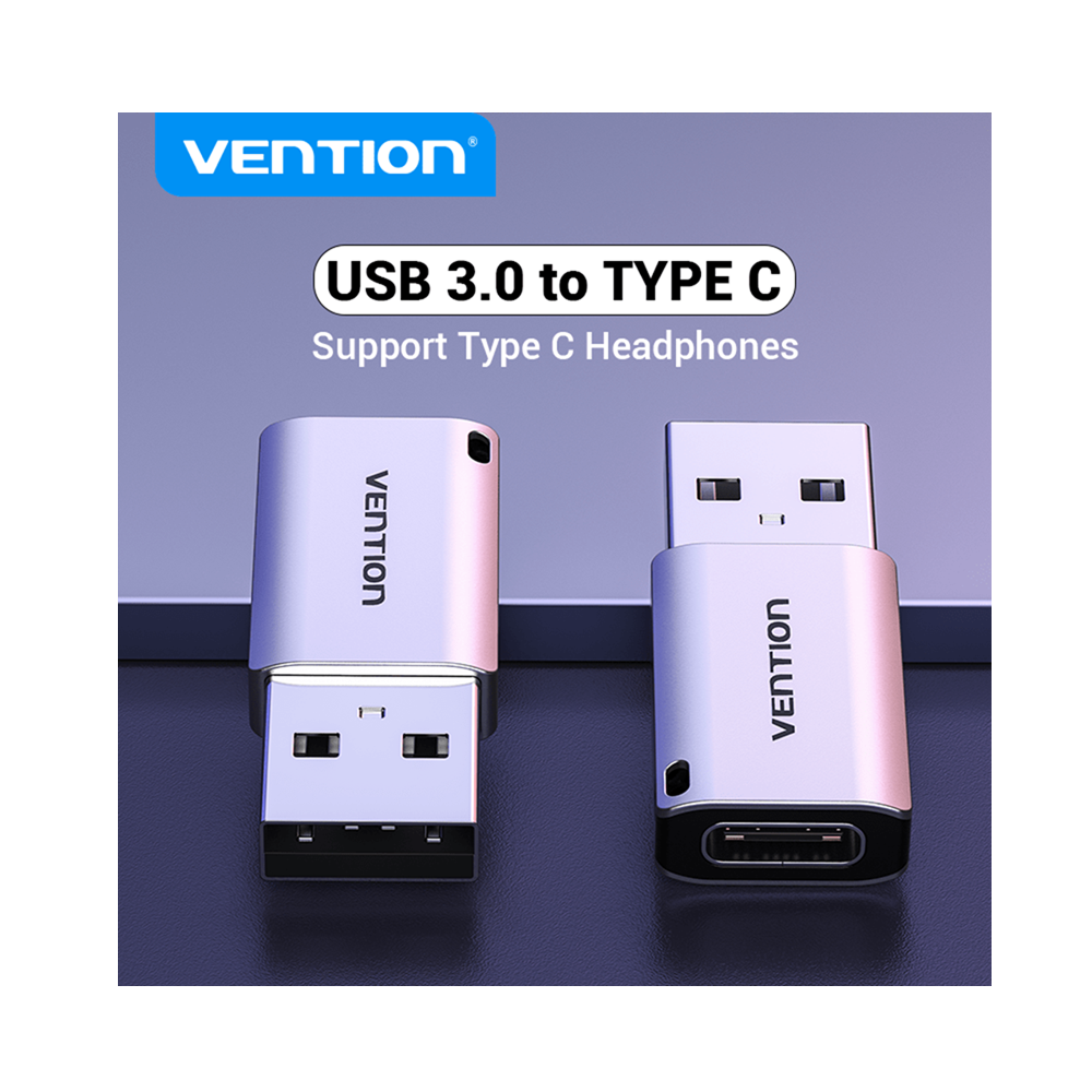 Vention CDPH0 USB-A to USB-C, Male Female Adapter Converter - Image 2