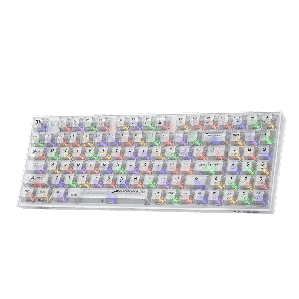 Redragon K658CT IRELIA PRO 94 Keys Transparent Wireless RGB Mechanical Gaming Keyboard 3-Mode, Translucent Custom Switch - Image 2