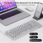 Redragon K658CT IRELIA PRO 94 Keys Transparent Wireless RGB Mechanical Gaming Keyboard 3-Mode, Translucent Custom Switch - Image 3